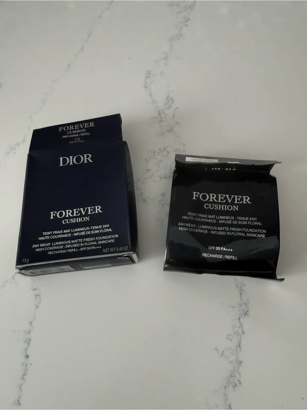 NIB DIOR FOREVER CUSHION FOUNDATION REFILL SPF35 PA ON Neutral